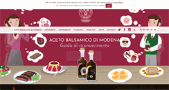 Desktop Screenshot of consorziobalsamico.it